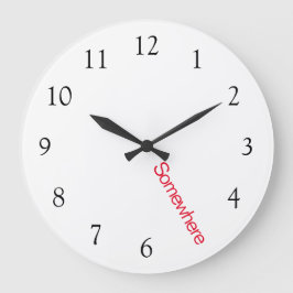 5 Uhr Irgendwo mit Rot