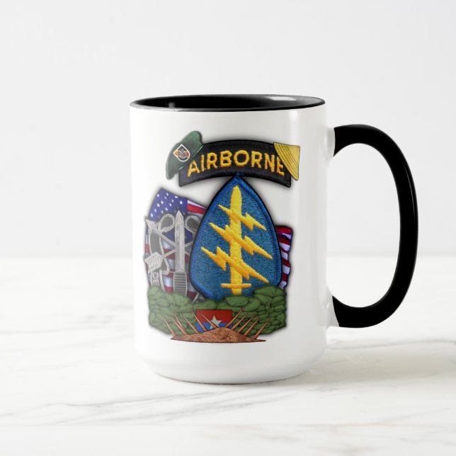 5. Veteranen-Vietnamkrieg der grünen Barette Tasse (Rechts)