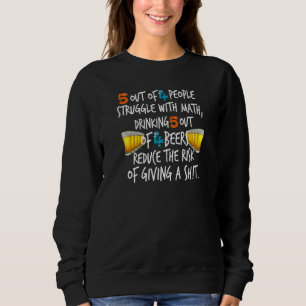5 von 4 Personen kämpfen mit Mathe-Drinks von Y Sweatshirt