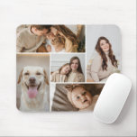 5 Vorlage für die FotoCollage Personalisiert Mousepad<br><div class="desc">5 Foto Collage Template Personalisiert Personalisiertes,  modernes und stilvolles Collage Design - ideal zum Geschenken oder als Geschenk für sich</div>