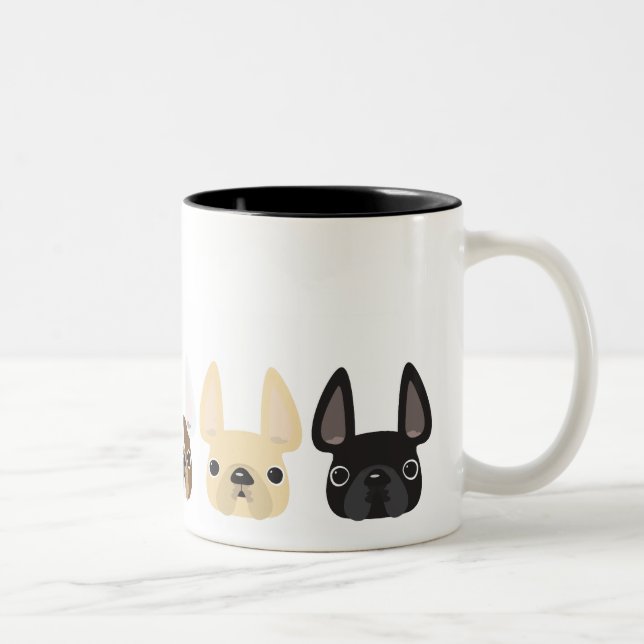 5 weitere kleine Franken-Tasse Zweifarbige Tasse (Rechts)