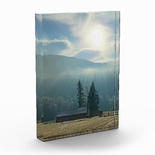 5"x7" Acrylblock Sun & Fog Fotoblock