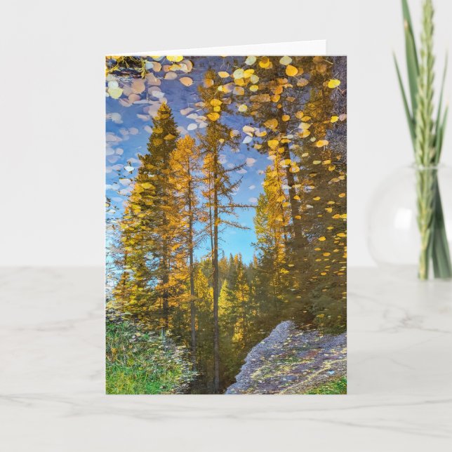 5"x7" Faltkarte | Bergkugel Karte (Vorderseite)