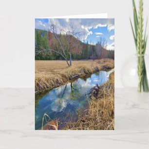 5"x7" Faltkarte Creek Reflection 12 v2 Karte