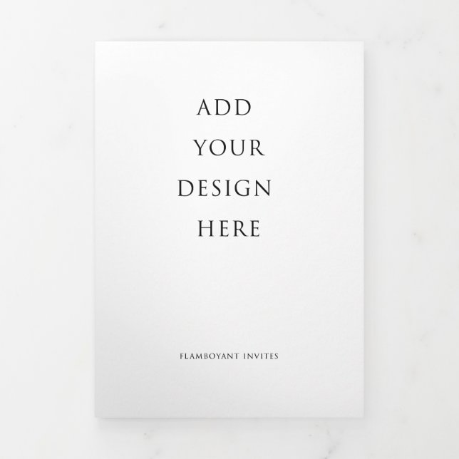 5"x7" Programm für das Hochzeittrifache des Briefe (Cover)