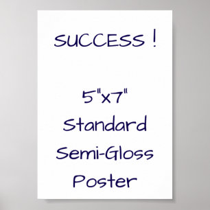 5"x7" Standard-Hochglanzposter Poster