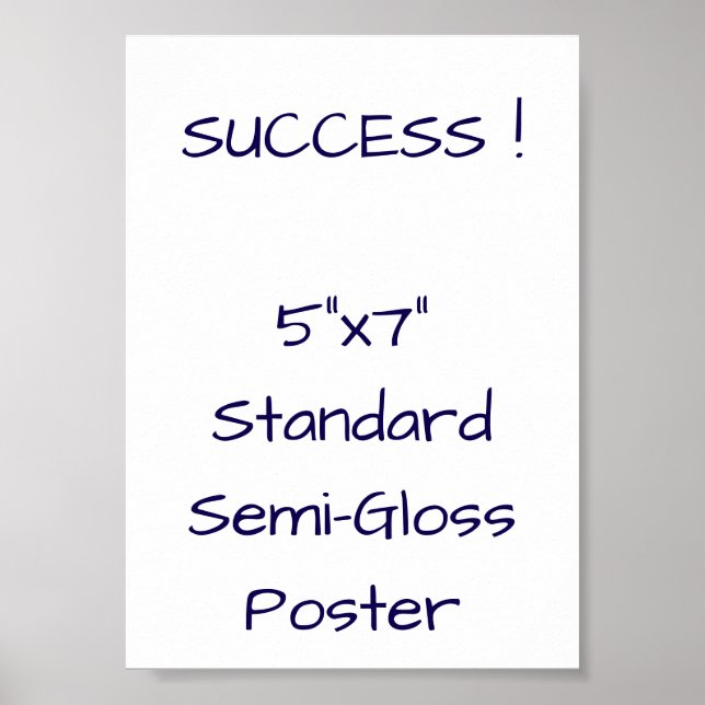 5"x7" Standard-Hochglanzposter Poster (Vorne)