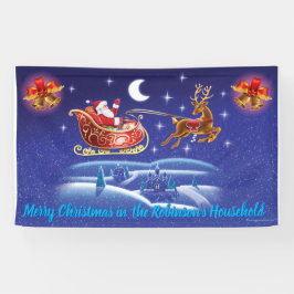 5' x 3' Weihnachts-Vinyl-Banner Banner