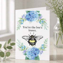 5" x 7" Bienenknochen-Grußkarte Karte