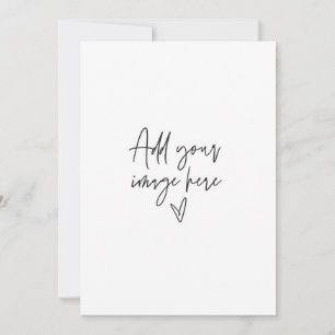 5 x 7 Custom Wedding Invitation Holiday Foto Card Einladung