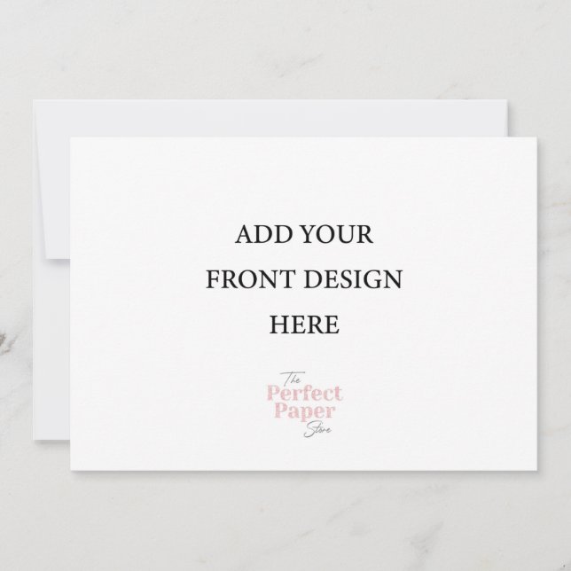 5 x 7 Invitation paysage (Devant)