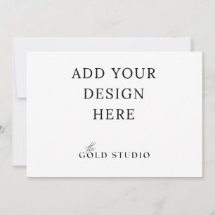 5 x 7 Querformat-Einladungsvorlage leer Einladung