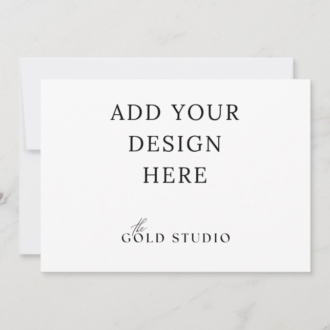 5 x 7 Vorlage für die Einladung zur Landschaft (Vorderseite)