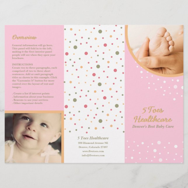 5 Zehen-Broschüre Flyer (Vorderseite)