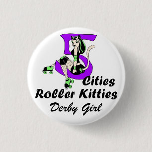 5CRK offizieller Derby Mädchen-Knopf Button