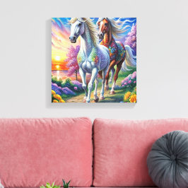 5D Diamond Painting Kit Pferdedesign Wandkunst Leinwanddruck