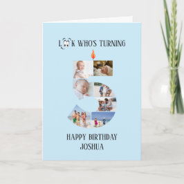 5e anniversaire Carte photo