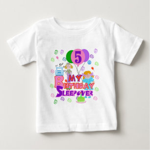 5e anniversaire Sleepover T-shirts et cadeaux