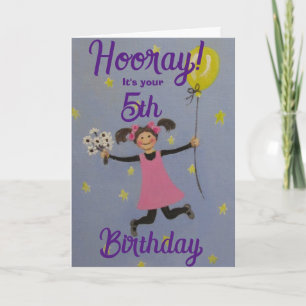 5e Anniversaire Standard, 5" x 7" Carte de voeux p