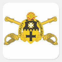 5E CAVALRY RÉGIMENT STICKERS DE SABRES DUI/CROSSEE