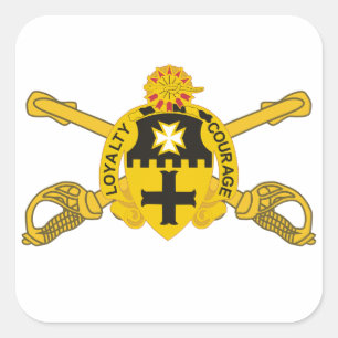 5E CAVALRY RÉGIMENT STICKERS DE SABRES DUI/CROSSEE