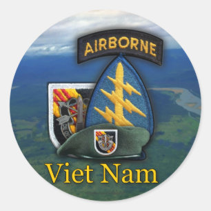 5e forces spéciales Green Berets flash nam Sticker