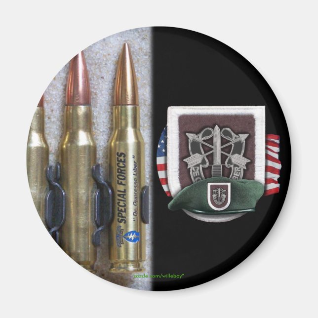 5e groupe des forces spéciales crest flash aimant  (Devant)