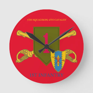 5E SQUADRON 4E CAVALRY 1ÈRE HORLOGE D'INFANTERIE