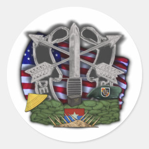 5ème forces spéciales Green Berets vietnam Sticker