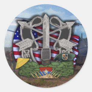 5ème forces spéciales Green Berets vietnam Sticker