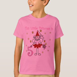 5èmes anniversaire T-shirts et cadeaux de princess