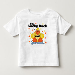 5èmes T-shirts et cadeaux d'anniversaire de canard