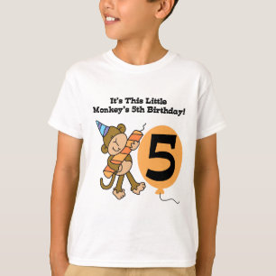 5èmes T-shirts et cadeaux d'anniversaire de petit