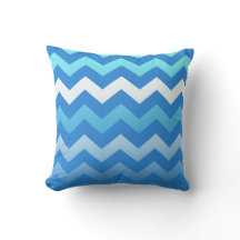 5en1 (voir description) Coussin bleu à motif vague