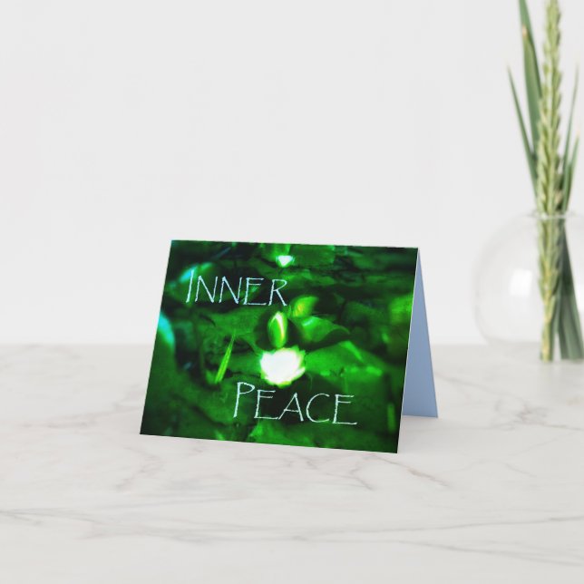 5INNER PEACE KLEINE GREETKARTE KARTE (Vorderseite)
