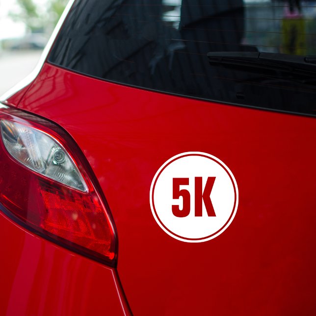 5k-Marathon Runder Aufkleber (
5K 10K 13.1 26.2 Car Decal Half Marathon Finisher Marathon Runner Check List Vinyl Window Decal Bum)