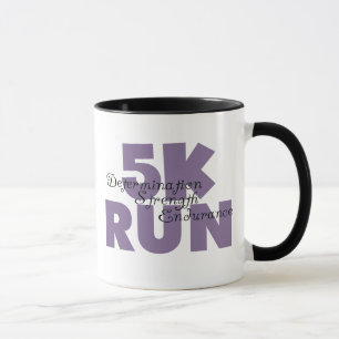 5K Run Lila Inspirierend Runner Tasse