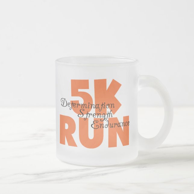 5K Run Orange Mattglastasse (Rechts)
