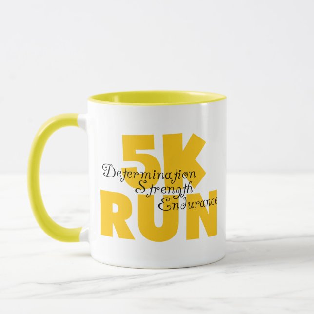 5K Run Yellow Tasse (Links)