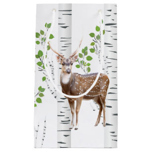 5lx3wx8.5h kleine Geschenktasche Hirsch Dock Buck  Kleine Geschenktüte