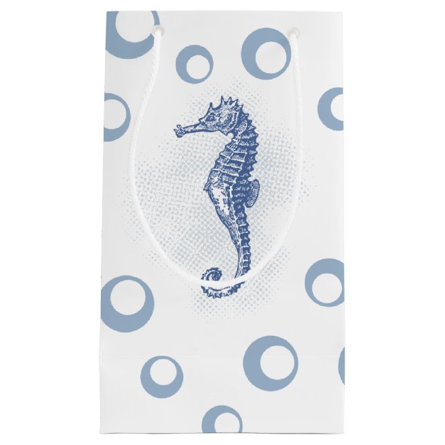 5lx3wx8.5h Kleine Geschenktasche Seepferd Ocean Be Kleine Geschenktüte (Vorderseite)