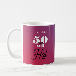 5O und immer noch heiß Kaffeetasse