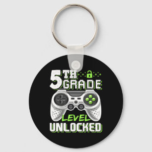 5th Grade Level Unlock Video Game Byck to School Schlüsselanhänger