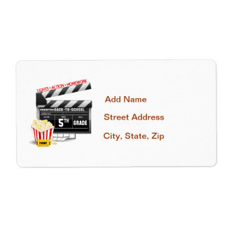 5th Grade Movie Clapboard