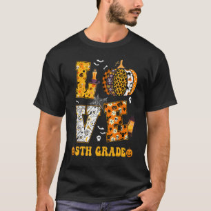 5th Grade Pumpkin Lehrer Student Liebe Halloween C T-Shirt