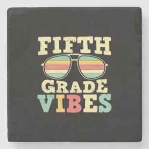 5th Grade Teacher Fifth Grade Vibes Steinuntersetzer