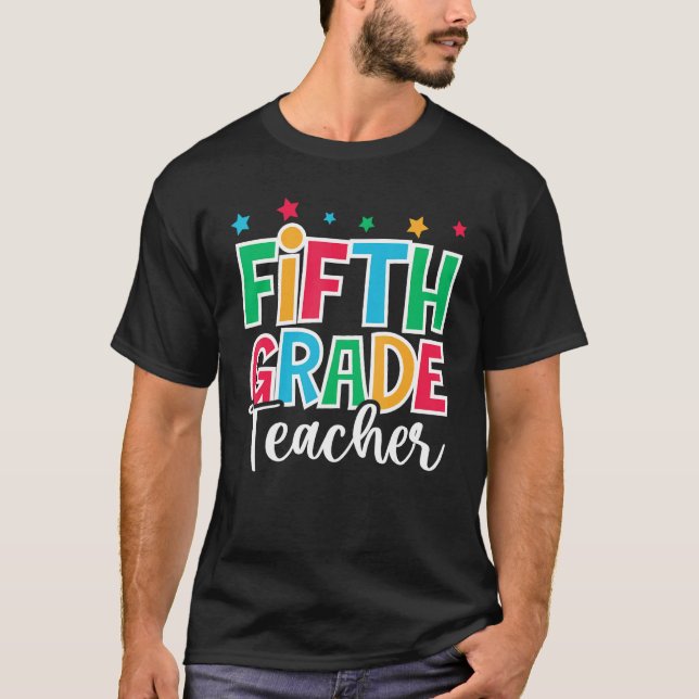 5th Grade Teacher First Day of School Welcome Back T-Shirt (Vorderseite)