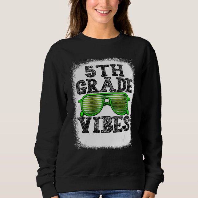 5th Grade Vibes 5th Grade Back To School Boys Kids Sweatshirt (Vorderseite)