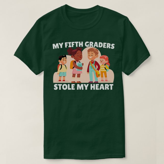 5th Grader Stole My Heart Valentinstag Anime Tee (Design vorne)