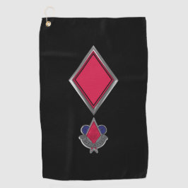 5th Infanterie Division Angepasste Patchinsignien Golfhandtuch